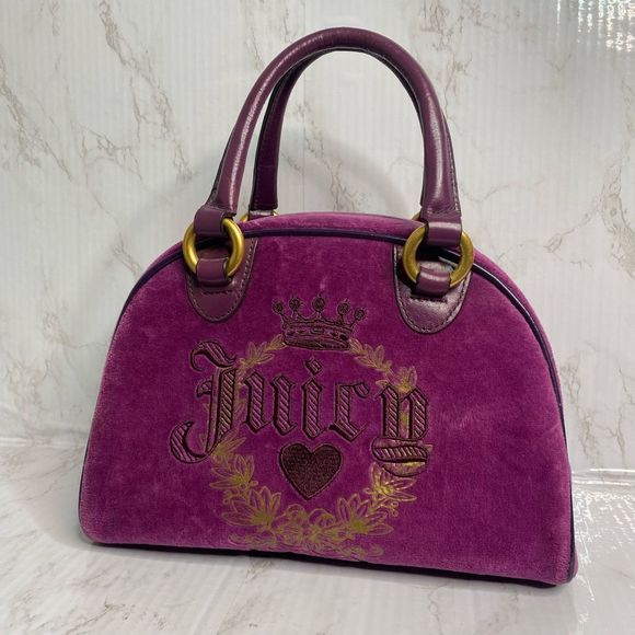 Juicy Couture Bags Juicy Couture Bowler Bag In Purple Y2k Vintage